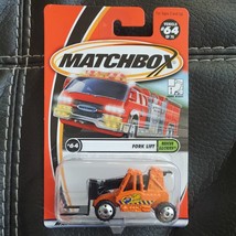 Matchbox 2002 Rescue Rookies #64 of 75 Fork Lift Orange New Release 95256 - $8.54
