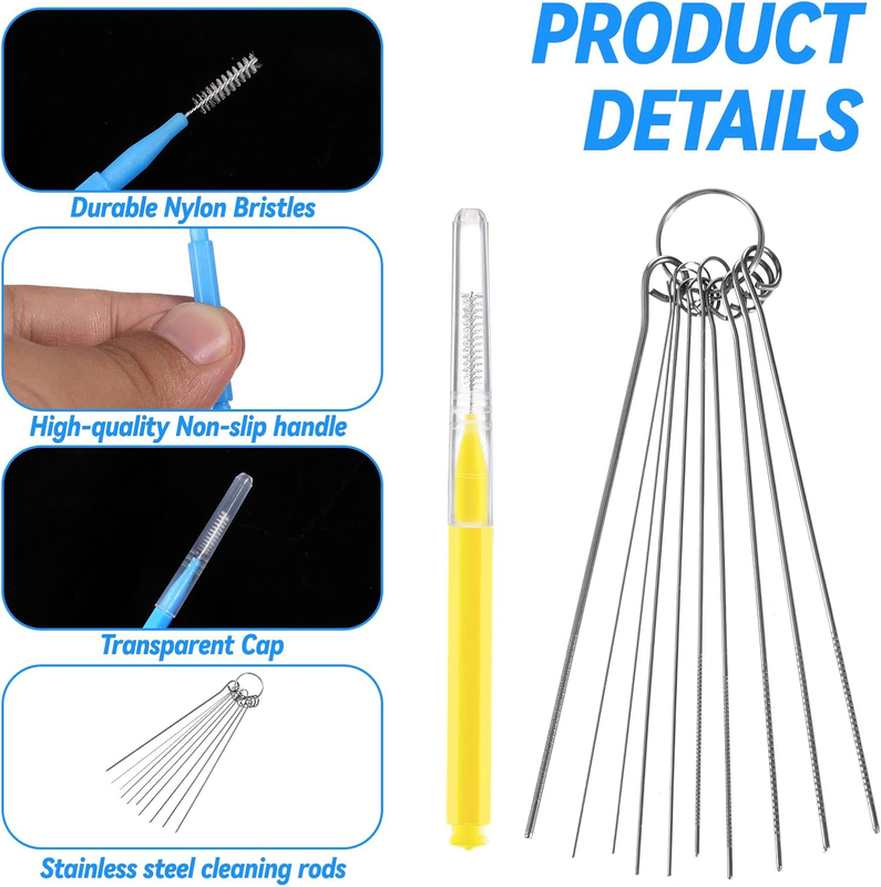 30 Pcs Shower Head Cleaner Tool, Shower Head Cleaning Brush for Small Hole, Anti Item image 6