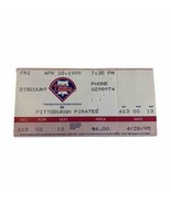 April 28, 1995 Pittsburgh Pirates @ Philadelphia Phillies Home Opener Ph... - €10,37 EUR