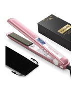 Wavytalk Salon Flat Iron Hair Straightener, Negative Ion Flat Iron with ... - $22.76