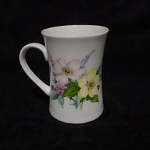 Marlborough Lara Mug Fluted Bone China Floral Concave Design Coffee Cup - £15.22 GBP