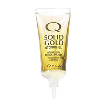 Qtica Solid Gold Anti-Bacterial Cuticle Oil Gel  1/2 oz - £15.73 GBP