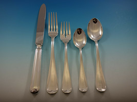 Mauriziano by Schiavon Italy Sterling Silver Flatware Set 12 Dinner 63 PC New - £5,249.78 GBP