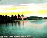 Mandrino Punto Osservatorio Weirs Lago Winnipesaukee Nuovo Hampshire Nh DB - £3.21 GBP