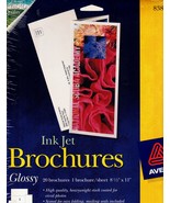 Avery Tri-Fold Brochures for Inkjet Printers 8.5 x 11 White 20 Sheets x ... - $19.20 CAD