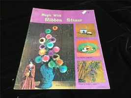 Magic with Ribbon Straw H 185   30-12422 Craft Pattern Booklet - £9.67 GBP