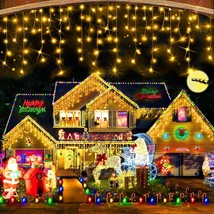 Christmas Decorations Lights Outdoor, 400 Led 32.8 Ft 8 Modes 75 Drops Fairy Str - $50.99