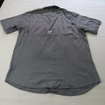 Columbia Omni-Shade FM7047 Men's Gray Snap Button Short Sleeve Shirt Chest 46" image 2