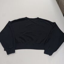 Augusta Sandford Sports Academy Volleyball Women’s 2XL Black Cropped Sweatshirt image 2