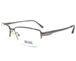 Robert Mitchel Eyeglasses Frames RM 1009 GM Gunmetal Shiny Half Rim 54-1... - $55.89