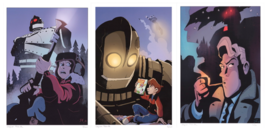 Stephan Franck SIGNED Iron Giant 3-Print Set / Matching Numbers - £232.58 GBP