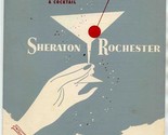 Sheraton Rochester Hotel Sagamore Room Dinner Menu New York 1950&#39;s - £22.15 GBP