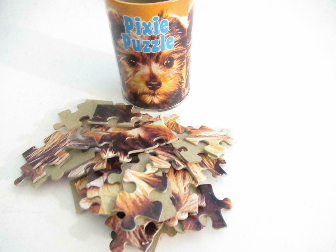VINTAGE TOY- PIXIE PUZZLE - 5 X 7&quot;- 40 PIECES- BROWN DOG- EXC - W20 - $7.17