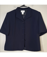Pendleton Dark Blue Short Sleeve Blazer Jacket - $294.95 MXN