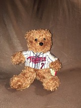 Authentic Team Bears Minnesota Twins Mauer #7 Mini Brown B EAN Teddy Bear 8&quot; - £25.31 GBP