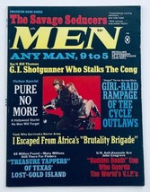 VTG Men Magazine April 1968 Vol 17 #4 G.I. Shotgunner Who Stalks Cong No Label - £10.61 GBP