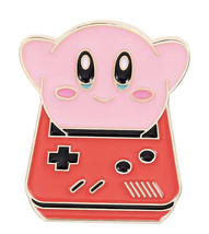 kirby gameboy pin button badge Nintendo game boy, Enamel Pin Clothing Accessory - £4.72 GBP