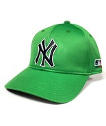 New York Yankees MLB OC Sports Kelly Green NY Logo Hat Cap Adult Adjustable - $496.90 MXN