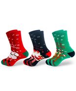 KKVXVEUQZ Women&#39;s Christmas Socks Premium Cotton Holiday Gift Festive (3) - €11,51 EUR