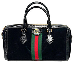 Gucci Satchel Gucci ophidia web stripe boston satchel 357578 - £1,574.53 GBP