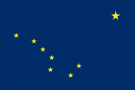 Alaska State 10&#39; x 15&#39; Polyester Flag - £194.62 GBP