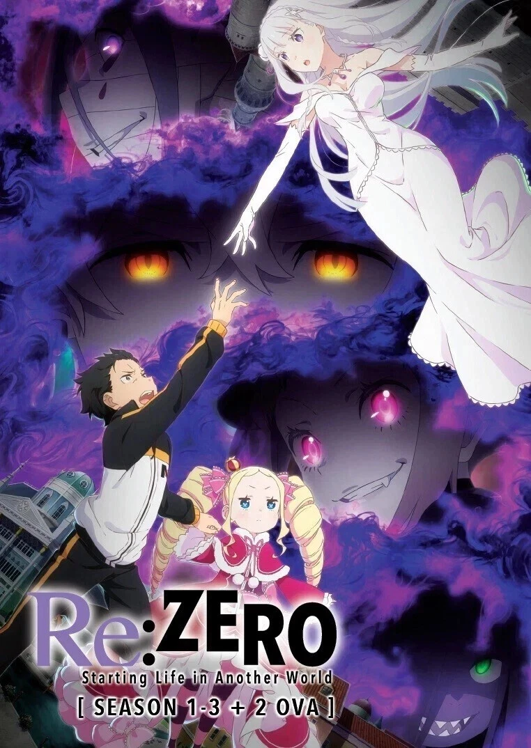 Re Zero -Starting Life in Another World Season 1-3 +OVA Anime DVD (Engli... - $45.99