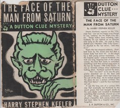 Harry Stephen Keller Face of the Man From Saturn 1933 scarce - £62.95 GBP