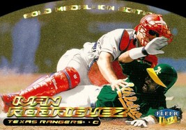 2000 Ultra Gold Medallion Ivan Rodriguez 20 Rangers - £0.75 GBP