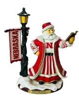 Nebraska Cornhuskers Santa Claus Figurine Memory Fight Song Sculpture Christmas - £50.61 GBP