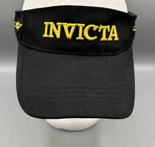 Invicta Black Sun Visor Hat Cotton Adjustable One Size Summer Adult - $161.22 MXN