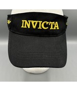 Invicta Black Sun Visor Hat Cotton Adjustable One Size Summer Adult - $161.00 MXN