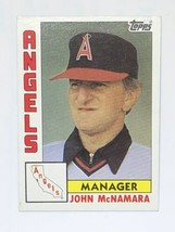 John McNamara 1984 Topps #651 California Angels Los Angeles MLB Baseball Card - £0.77 GBP