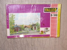Vintage Faller HO Scale B-140 Model Railroad Trackside Sheds Building Kit Sealed - £15.62 GBP