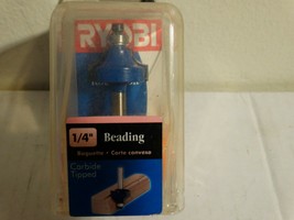 Ryobi 1/4" Beading Carbide Tipped Wood Working Router Bit - $8.91