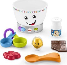 Fisher-Price Mixing Bowl Learning Toy with Pretend Food Lights and Music for ... - £20.33 GBP