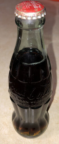 COCA COLA “PAT DEC 25TH 1923” 6 oz Bottle Embossed Springfield, IL Full Bottle - $20.83