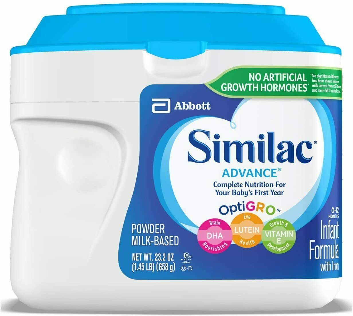 Similac Advance Infant Formula with Iron - OptiGRO - 1.45lb - Use By 10/1/2021 - $25.23