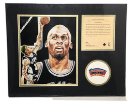 1995 Dennis Rodman San Antonio Spurs Matted Kelly Russell Lithograph Print #483 - £15.69 GBP