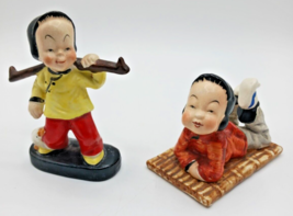 Japanese Girl Figurines Made in Occupied Japan Set of 2 - $19.79