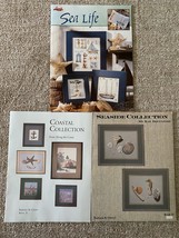 Sea Life Seaside Collection Coastal Collection Cross Stitch Leaflets Lot... - $18.00