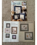 Sea Life Seaside Collection Coastal Collection Cross Stitch Leaflets Lot... - £14.38 GBP