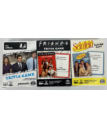 3 Brand New Sealed Trivia Games Friends, The Office, Seinfeld. Spin Mast... - $25.71 CAD