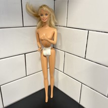 Vintage Barbie Doll 1966 Body 1998 Head Blonde Hair Mattel - £11.19 GBP