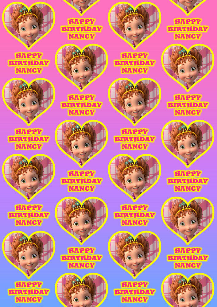 FANCY NANCY CLANCY Personalised Gift Wrap - Disney&#39;s Nancy Wrapping Paper - $5.42