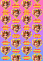 Fancy Nancy Clancy Personalised Gift Wrap - Disney&#39;s Nancy Wrapping Paper - £4.23 GBP