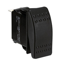 Paneltronics DPDT ON/OFF/ON Waterproof Contura Rocker Switch w LEDs - Black - £20.38 GBP