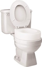 Carex Toilet Seat Riser, Round Raised Toilet Seat Adds 3.5 Inches To Toilet - £35.87 GBP