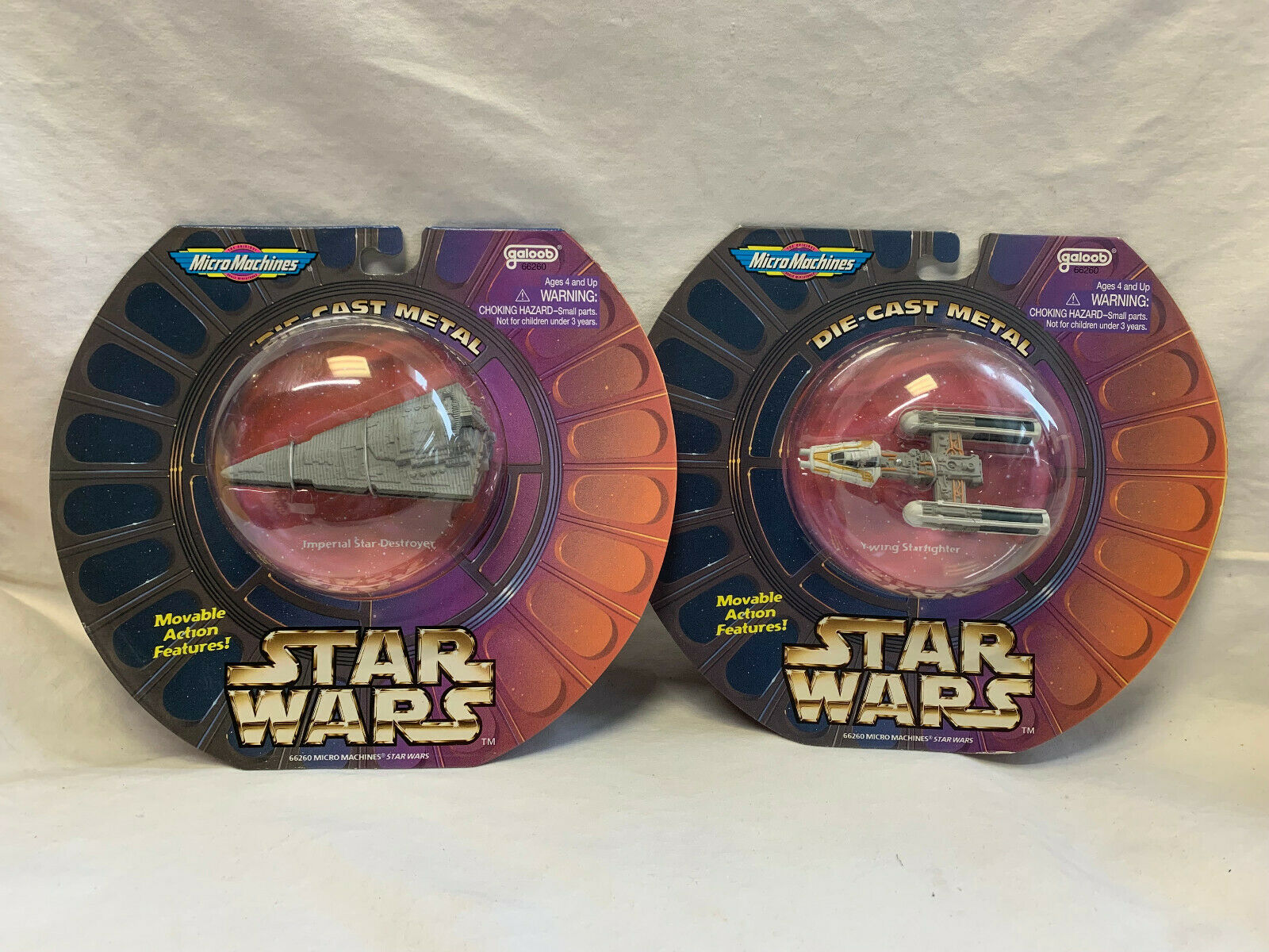 Lot of 1996 Vtg Micro Machines Star Wars Movable Action Figures Ships Vehicles - $49.95
