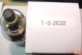 NOS Tung-Sol Mil 2E22 30 Watt RF Pentode Tube Tested TV-10B Gm= 2200 uMhos - $26.28