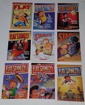 9 Flat Stanley PBK Book Lot Invisible Space Christmas Magic Lamp World A... - $17.77